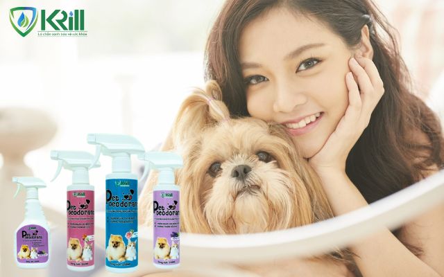 xịt khử mùi nước tiểu chó